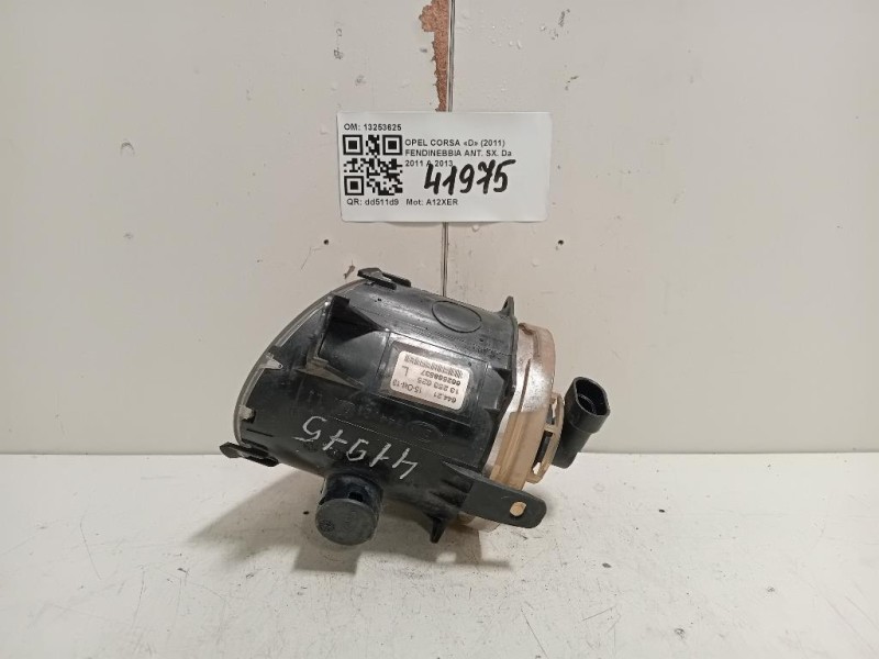 Fendinebbia ANT SX 13253625 Opel Corsa D 2011