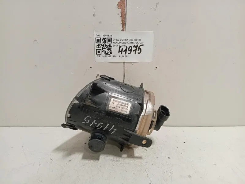 Fendinebbia ANT SX 13253625 Opel Corsa D 2011