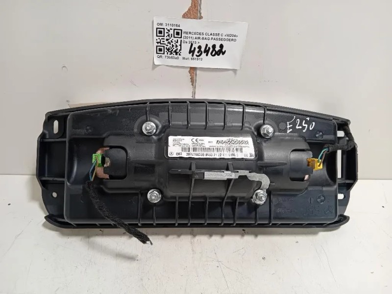Air-bag Passeggero 3110164 Mercedes Classe C W204 2011