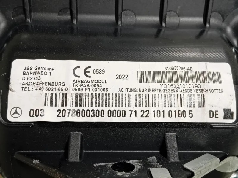 Air-bag Passeggero 3110164 Mercedes Classe C W204 2011