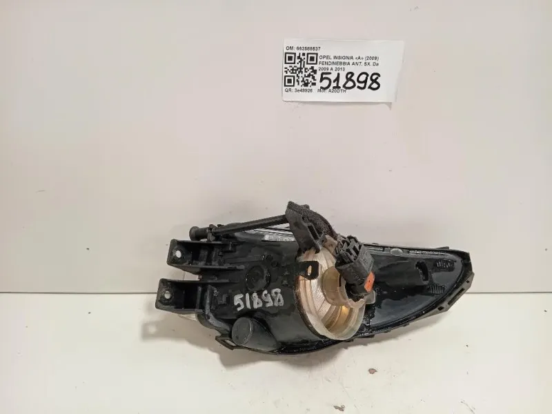 Fendinebbia ANT SX 662588537 Opel Insignia A 2009