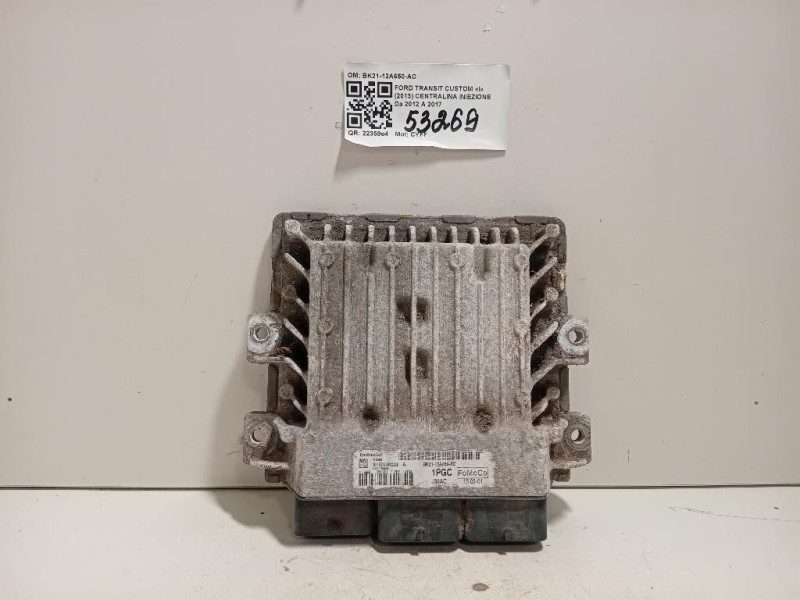 Centralina Iniezione BK21-12A650-AC Ford Transit Custom I 2013