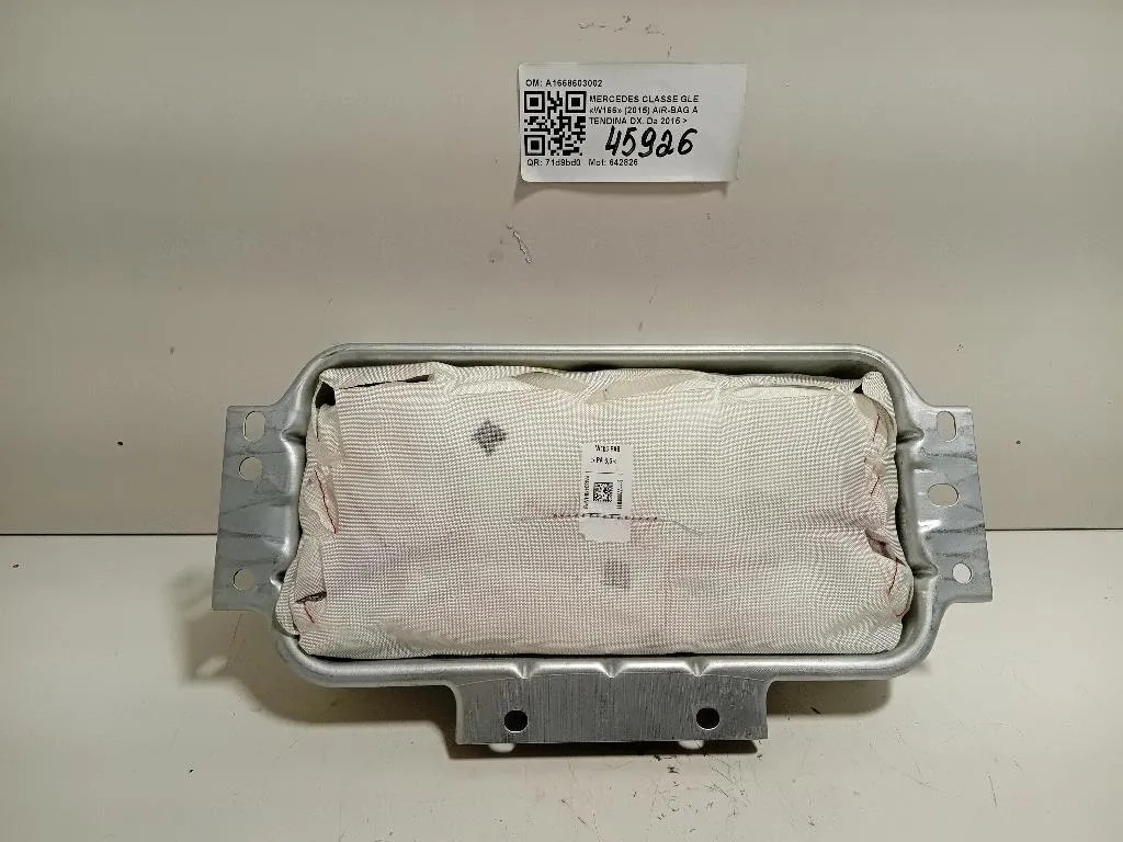 Air-bag Passeggero A1668602402 Mercedes Classe GLE W166 2015