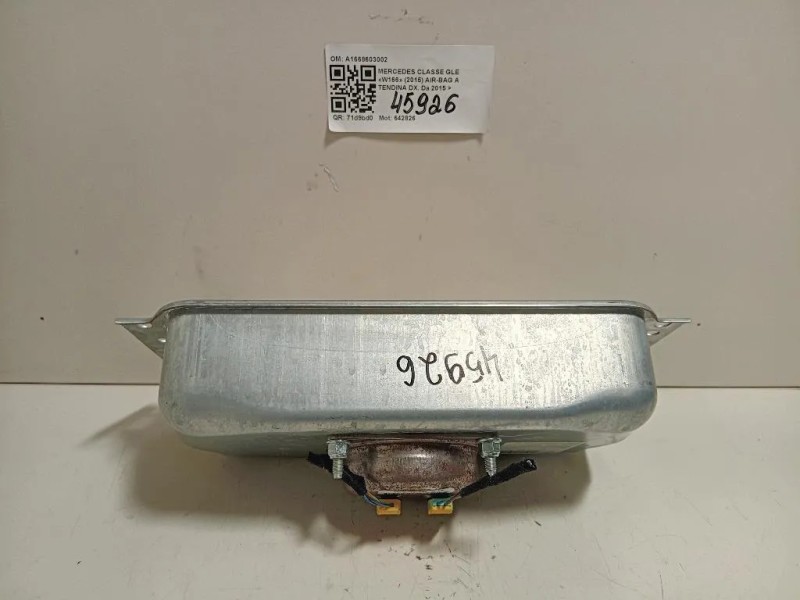 Air-bag Passeggero A1668602402 Mercedes Classe GLE W166 2015