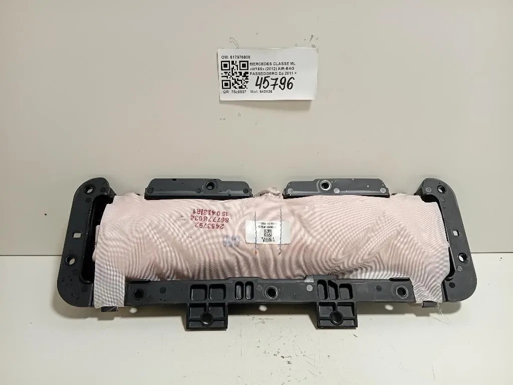 Air-bag Passeggero 617976800 Mercedes Classe ML W166 2012