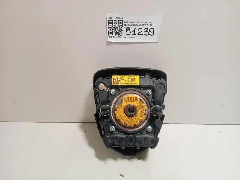 Air-bag Guidatore 13286903 307080199P10-AA Chevrolet Cruze 2011