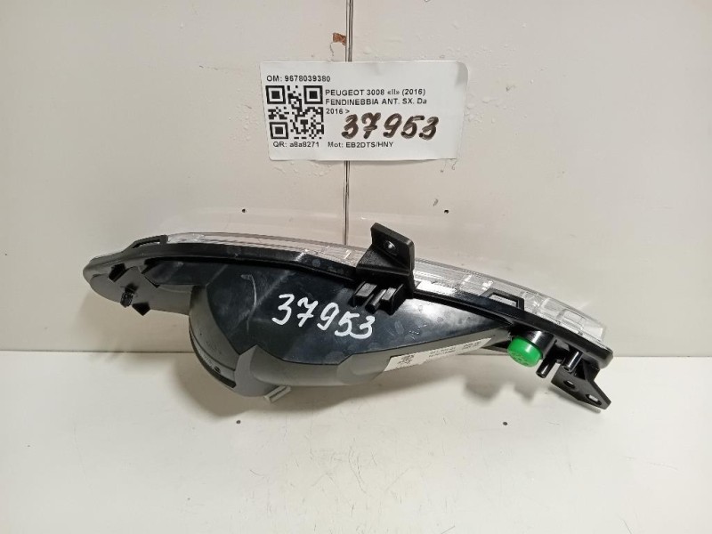 Fendinebbia ANT SX 9678039380 Peugeot 3008 II 2016