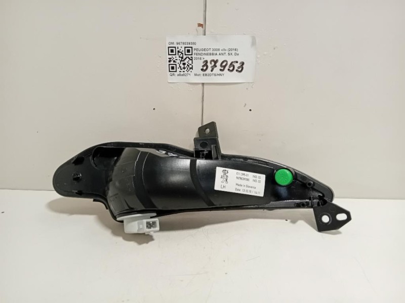 Fendinebbia ANT SX 9678039380 Peugeot 3008 II 2016