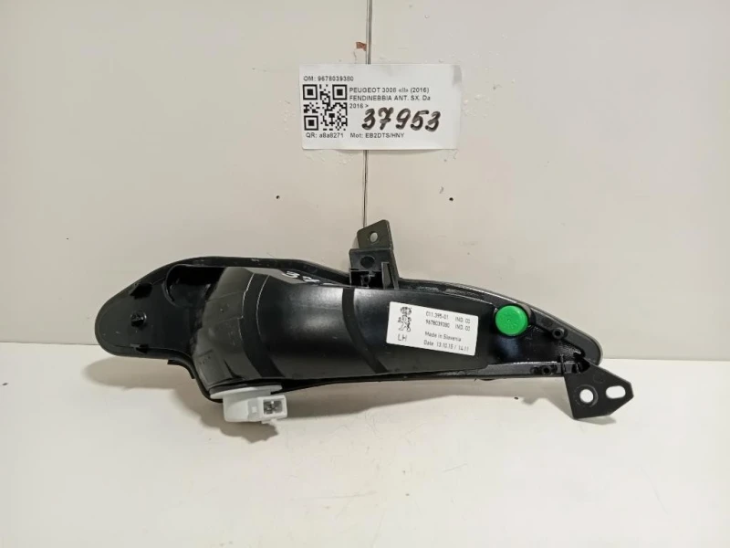 Fendinebbia ANT SX 9678039380 Peugeot 3008 II 2016