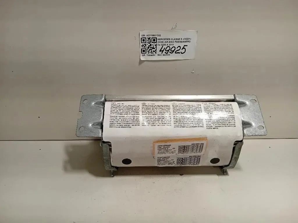 Air-bag Passeggero A2218601302 Mercedes Classe S W221 2006