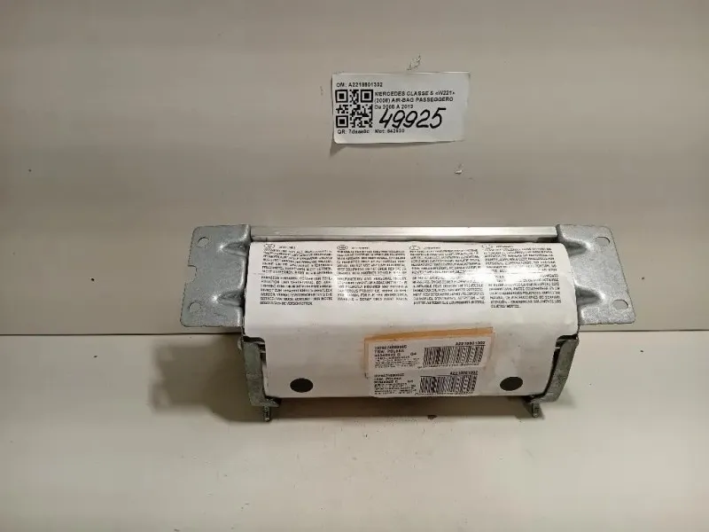 Air-bag Passeggero A2218601302 Mercedes Classe S W221 2006