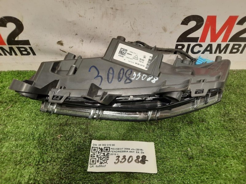 Fendinebbia ANT SX 98 362 310 80 Peugeot 3008 II 2016
