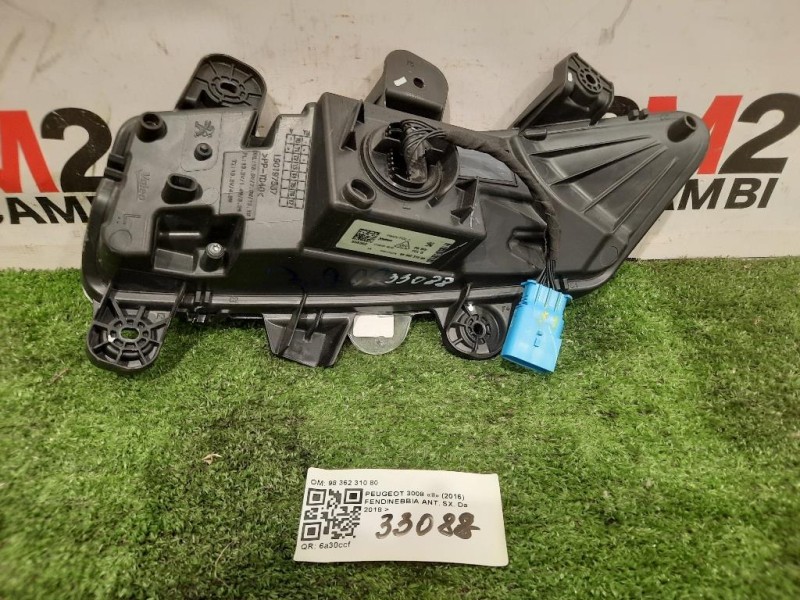 Fendinebbia ANT SX 98 362 310 80 Peugeot 3008 II 2016