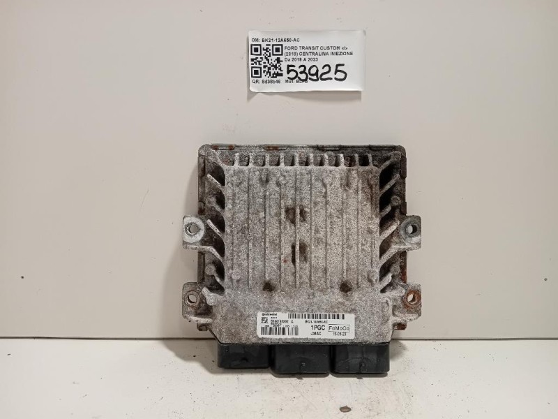 Centralina Iniezione BK21-12A650-AC Ford Transit Custom I 2018