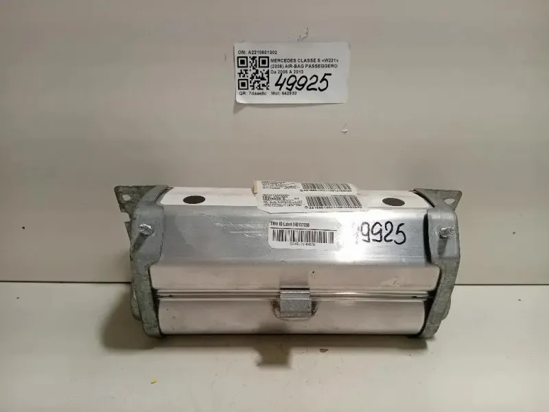 Air-bag Passeggero A2218601302 Mercedes Classe S W221 2006