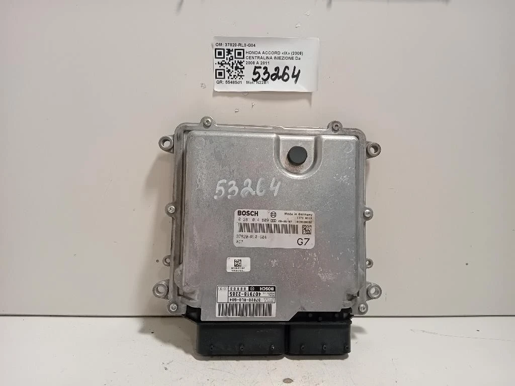 Centralina Iniezione 37820-RL0-G04 Honda Accord IX 2009