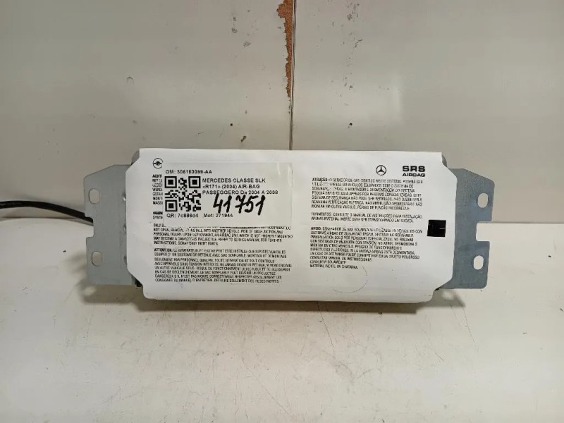 Air-bag Passeggero 306180099-AA Mercedes Classe SLK R171 2004