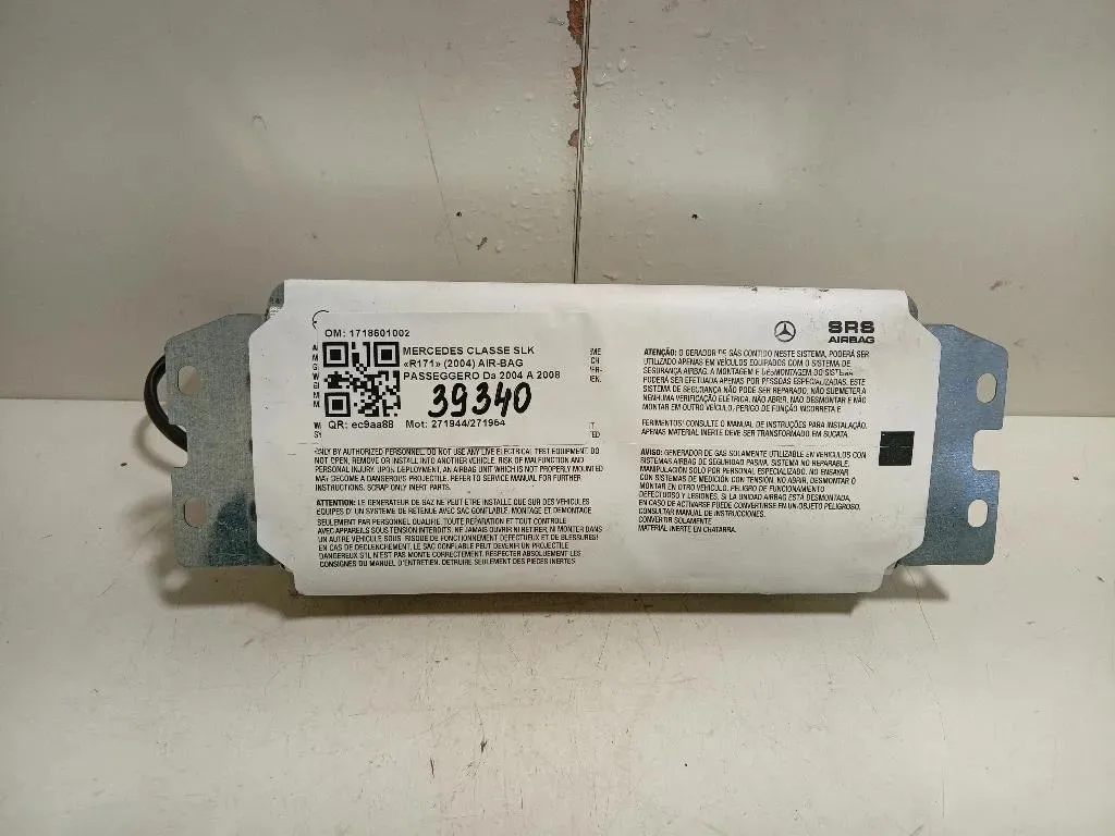 Air-bag Passeggero 1718601002 Mercedes Classe SLK R171 2004
