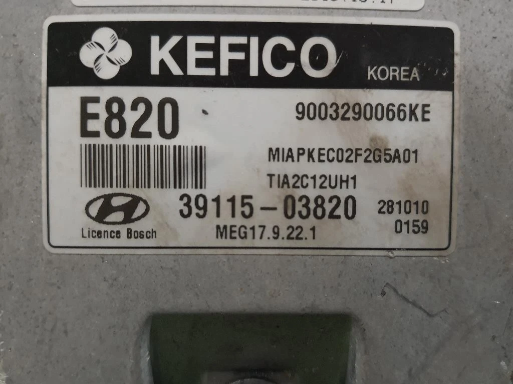 Centralina Iniezione 3911503820 Hyundai I10 II 2016