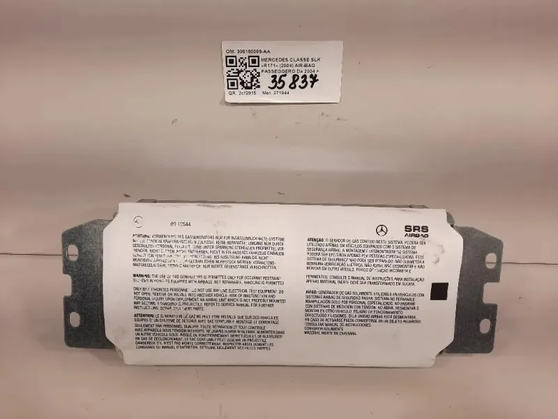 Air-bag Passeggero 306180099-AA Mercedes Classe SLK R171 2004