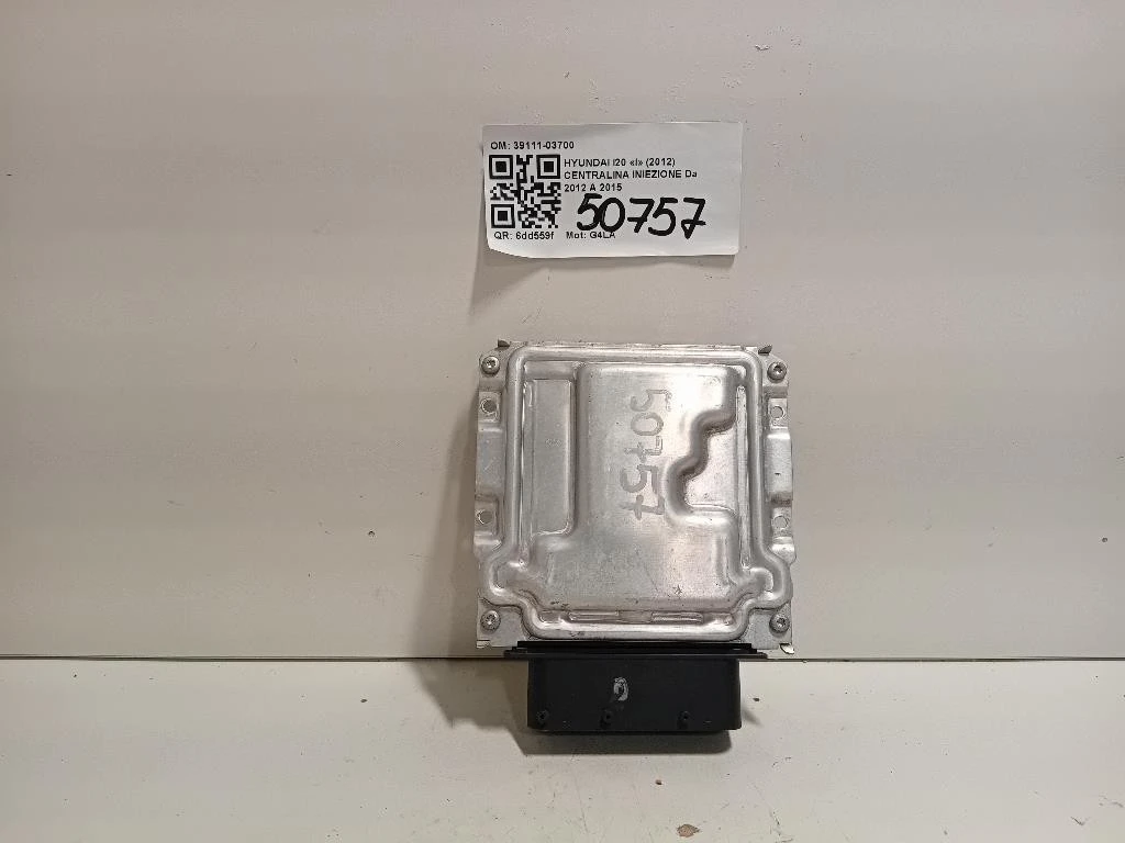 Centralina Iniezione 39111-03700 Hyundai I20 I 2012