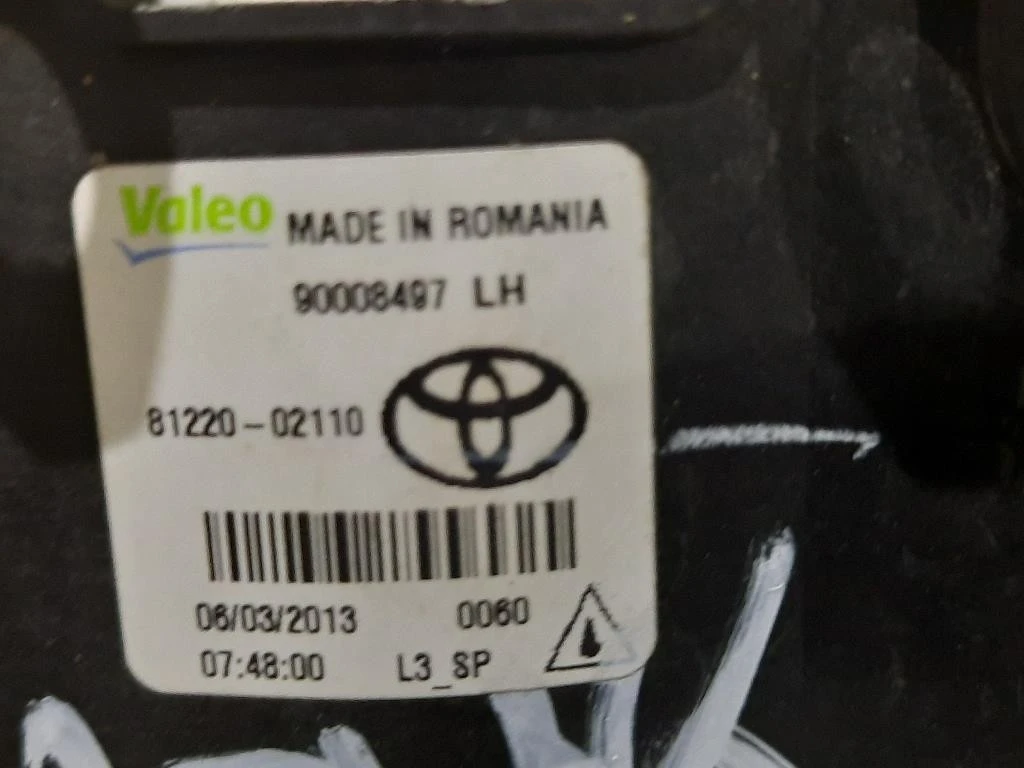 Fendinebbia ANT SX 90008497 Toyota Yaris IV 2012