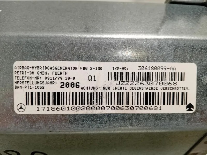 Air-bag Passeggero 306180099 Mercedes Classe SLK R171 2004