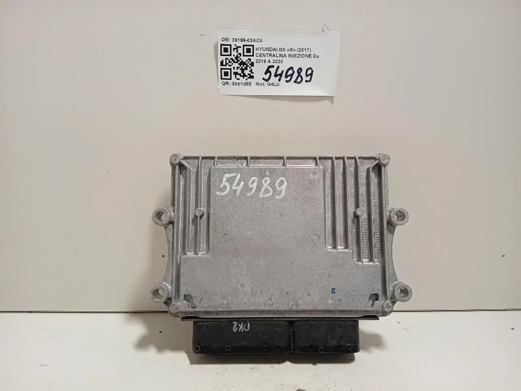 Centralina Iniezione 39199-03AC0 Hyundai I30 III 2017