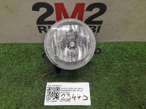 Fendinebbia ANT SX 8122002110 Toyota Yaris IV 2014