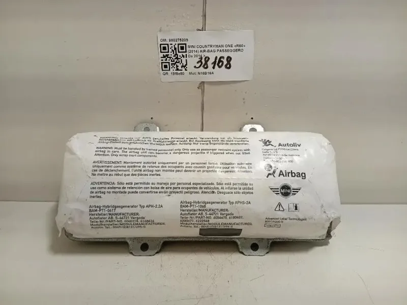 Air-bag Passeggero 980275205 Mini Countryman ONE R60 2014