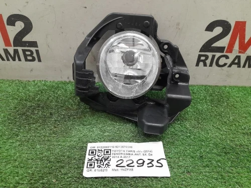 Fendinebbia ANT SX 8122002110 5212676030 Toyota Yaris IV 2014