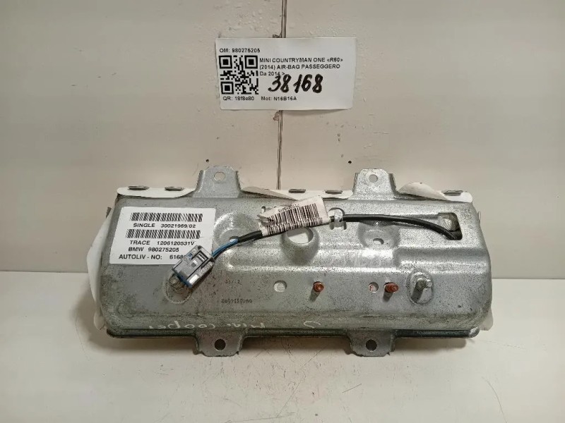 Air-bag Passeggero 980275205 Mini Countryman ONE R60 2014