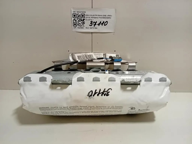 Air-bag Passeggero 980275205 Mini Countryman ONE R60 2014