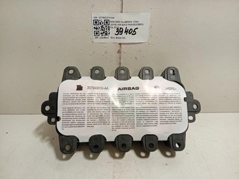 Air-bag Passeggero 307943310-AA Mini MINI Clubman F54 2019