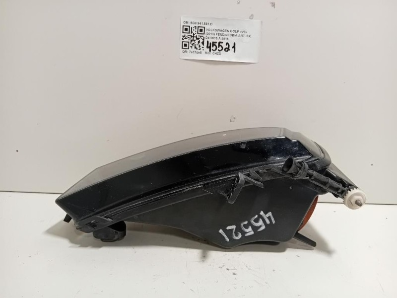 Fendinebbia ANT SX 5G0941661D Volkswagen GOLF VII 2013