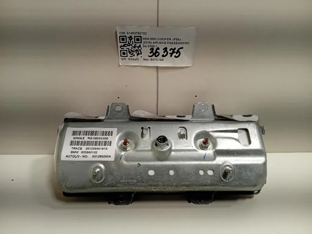 Air-bag Passeggero 51452752782 Mini MINI Cooper F55 2018