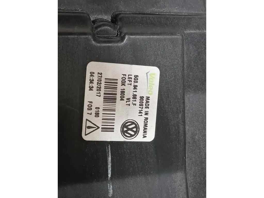 Fendinebbia ANT SX 5G0 941 661 F Volkswagen GOLF VII 2017