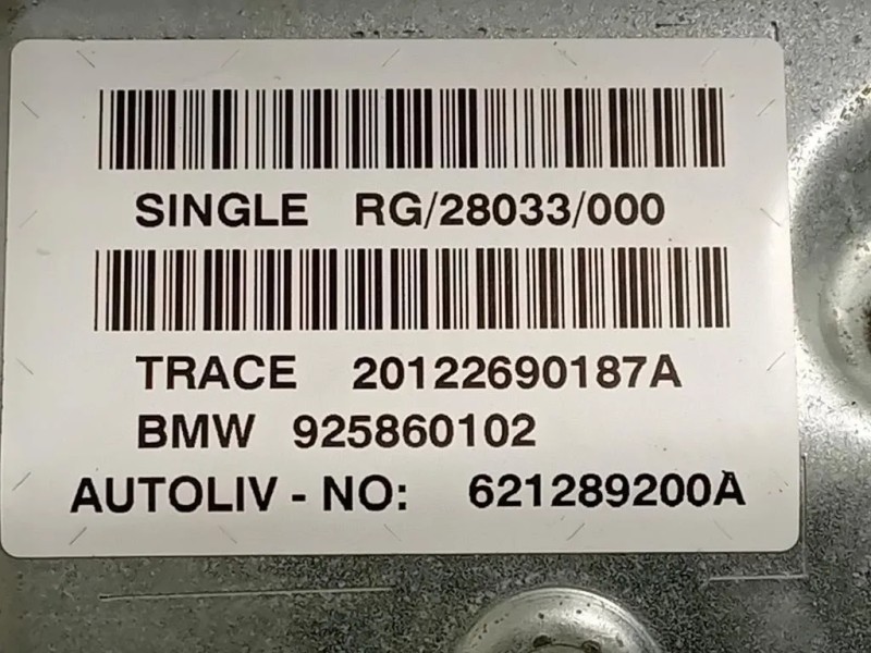 Air-bag Passeggero 51452752782 Mini MINI Cooper F55 2018