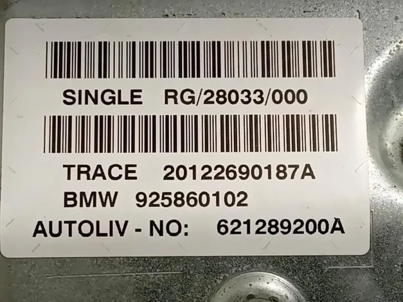 Air-bag Passeggero 51452752782 Mini MINI Cooper F55 2018