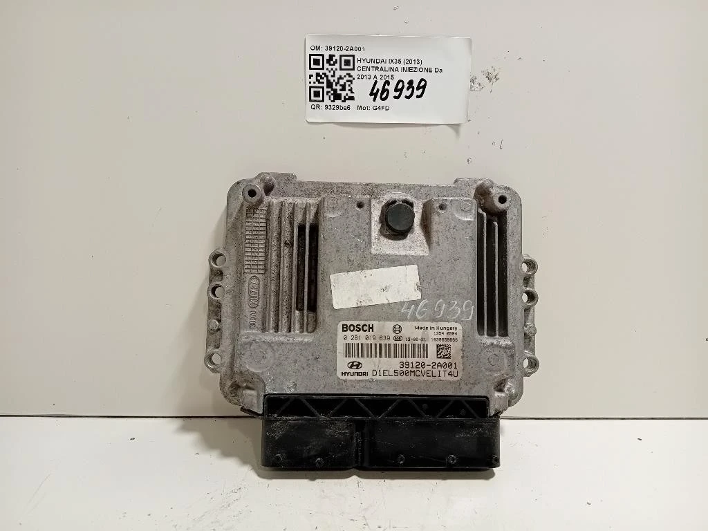 Centralina Iniezione 39120-2A001 Hyundai IX35 2013