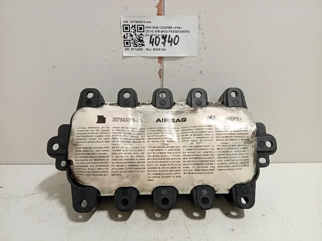 Air-bag Passeggero 307943310-AA Mini MINI Cooper F56 2014