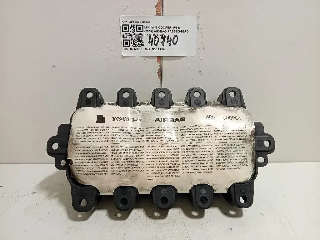 Air-bag Passeggero 307943310-AA Mini MINI Cooper F56 2014
