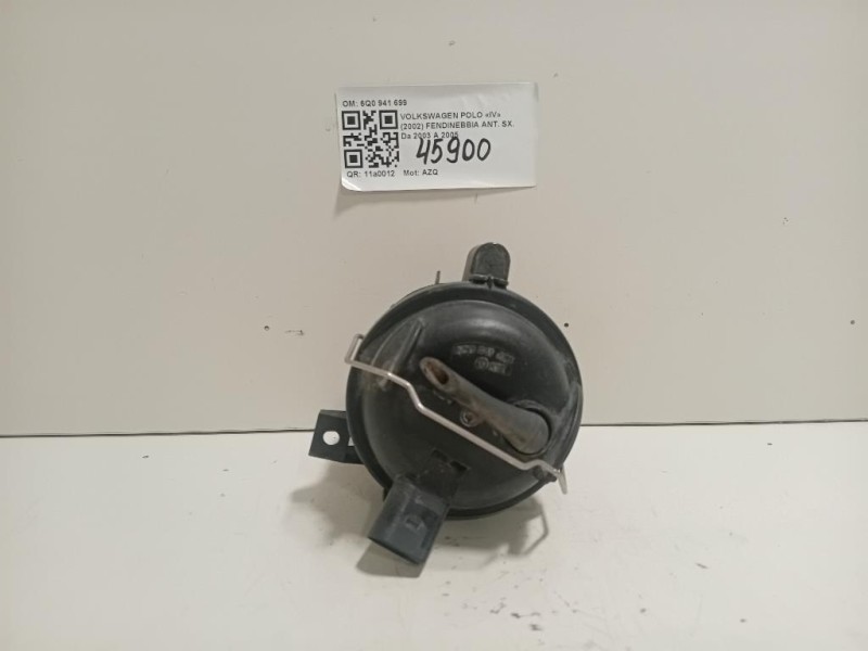 Fendinebbia ANT SX 6Q0 941 699 Volkswagen POLO IV 2002