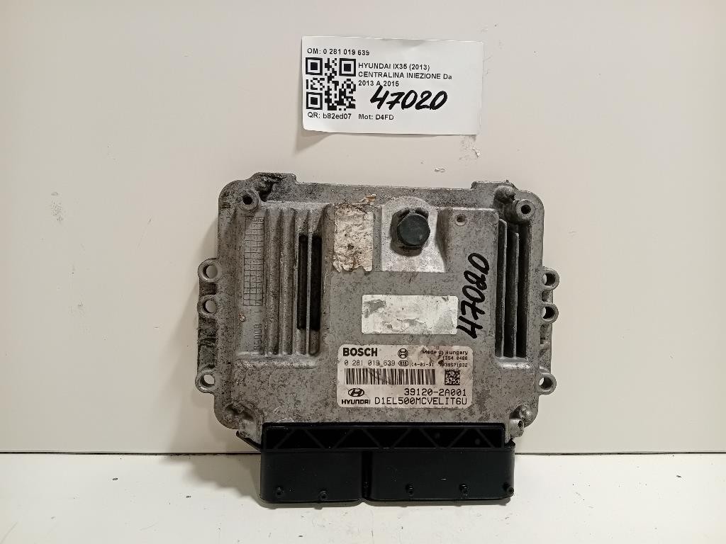 Centralina Iniezione 0 281 019 639 Hyundai IX35 2013