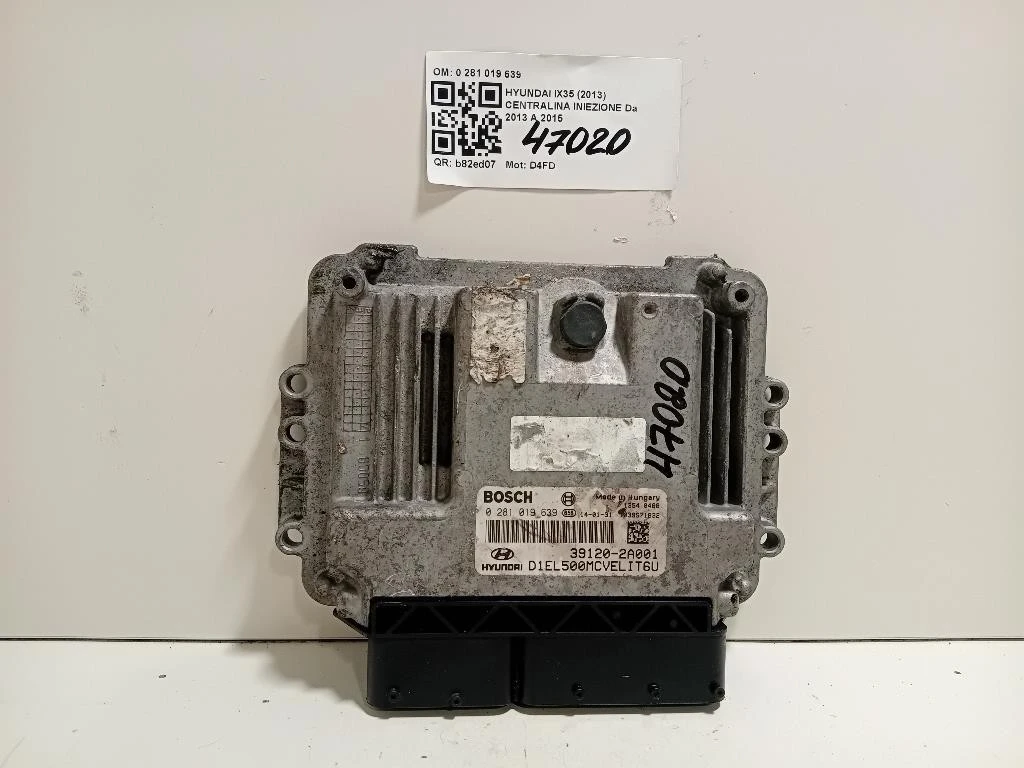 Centralina Iniezione 0 281 019 639 Hyundai IX35 2013