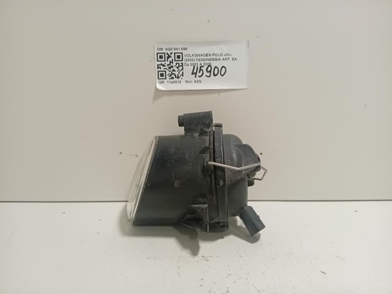 Fendinebbia ANT SX 6Q0 941 699 Volkswagen POLO IV 2002