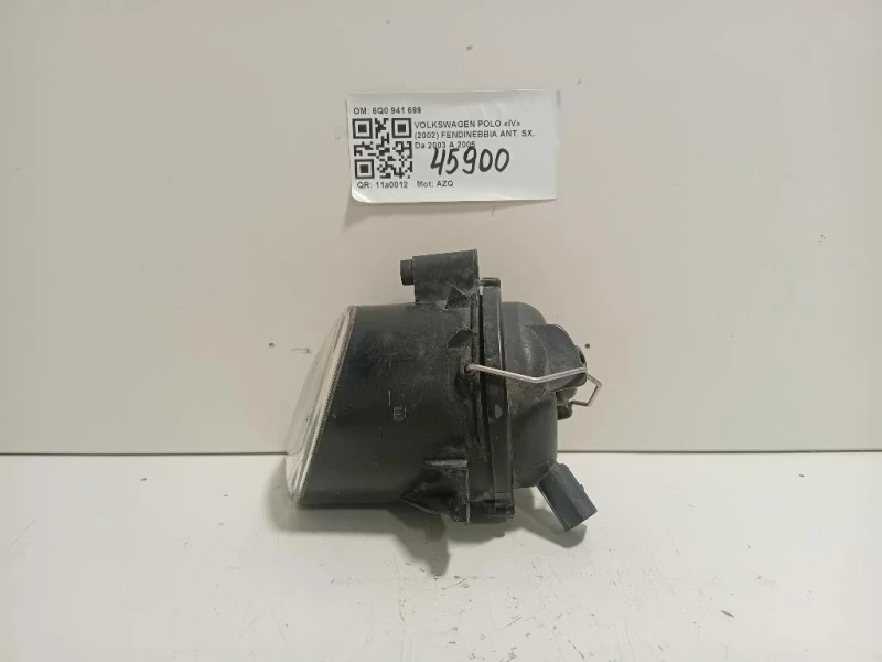Fendinebbia ANT SX 6Q0 941 699 Volkswagen POLO IV 2002