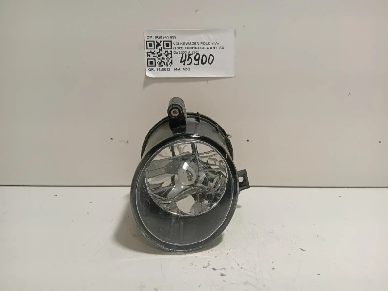 Fendinebbia ANT SX 6Q0 941 699 Volkswagen POLO IV 2002