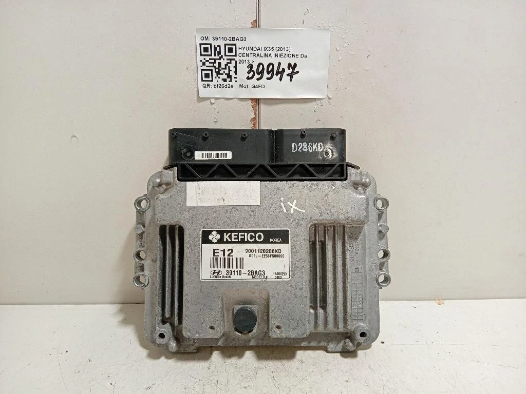 Centralina Iniezione 39110-2BAG3 Hyundai IX35 2013