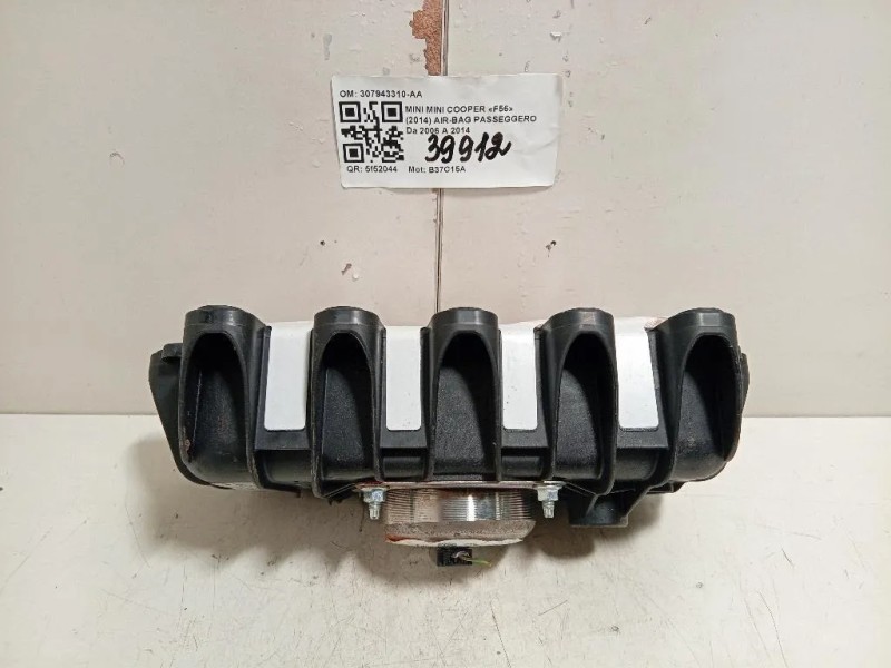 Air-bag Passeggero 6803201 307943310-AA Mini MINI Cooper F56 2014